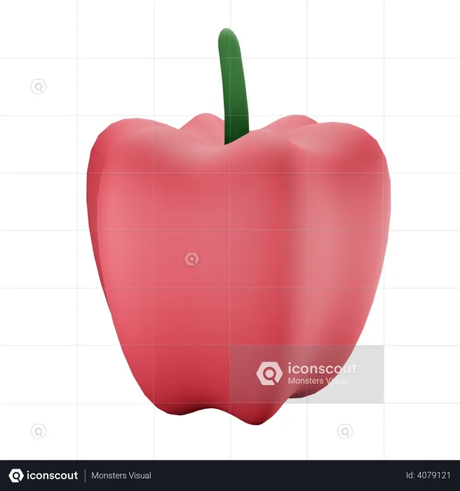 Bell Pepper  3D Illustration