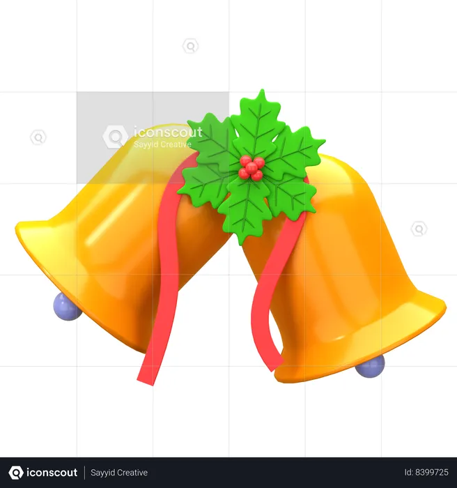 Bells Decoration  3D Icon