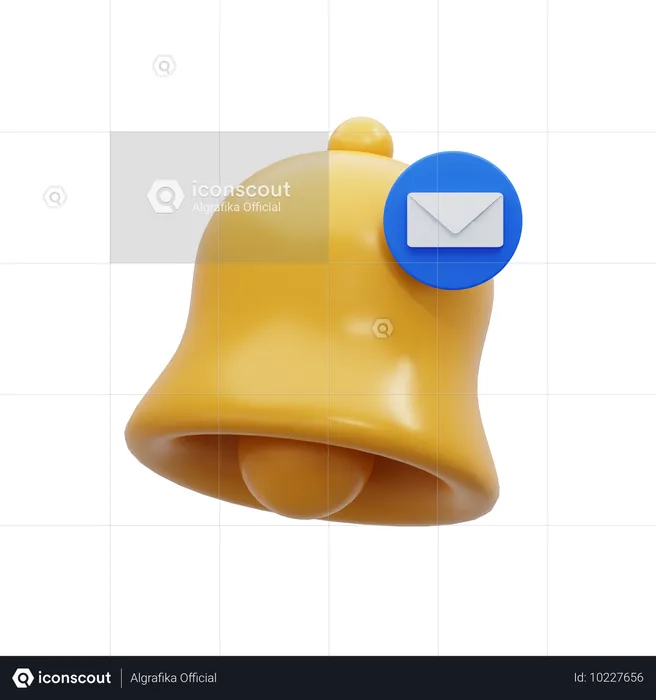 Benachrichtigungsmail  3D Icon