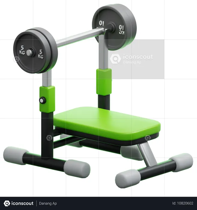 BENCH PRESS  3D Icon