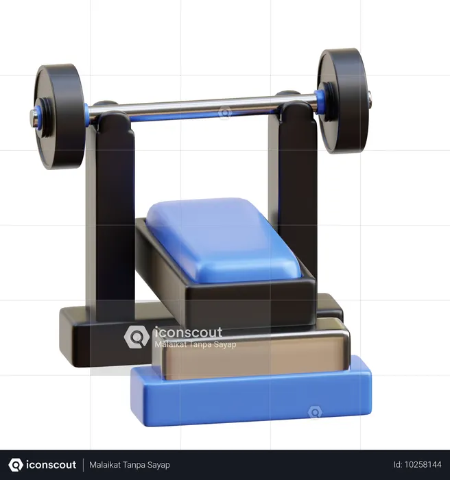 Bench press  3D Icon