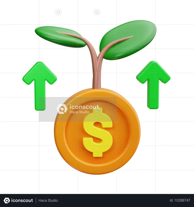 Profit  3D Icon