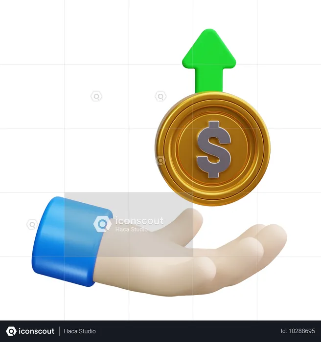 Profit  3D Icon