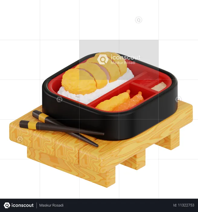 Bento  3D Icon
