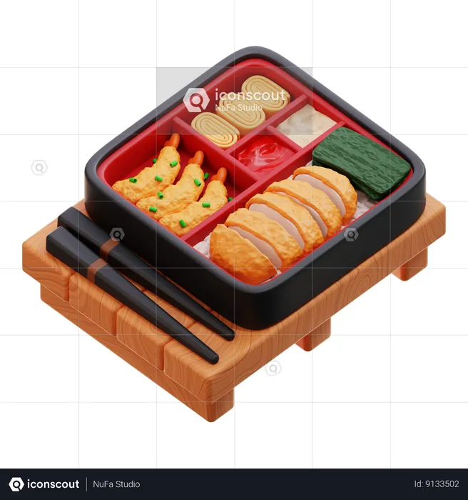 Bento  3D Icon