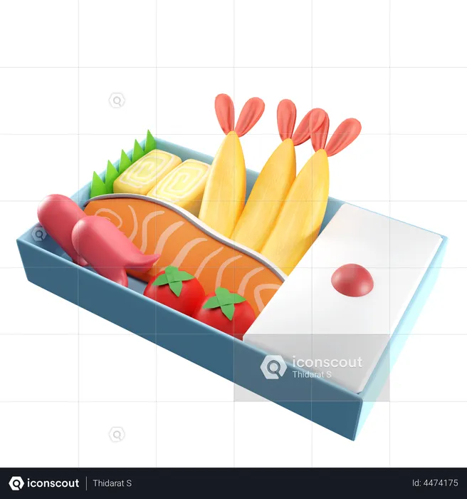 Bento  3D Illustration