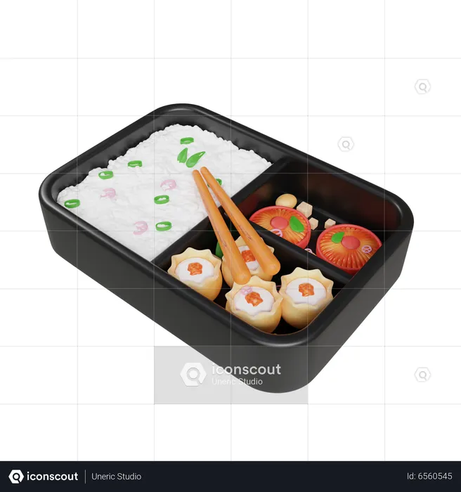 Bento  3D Icon