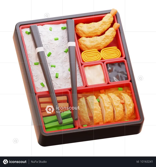 BENTO BOX  3D Icon