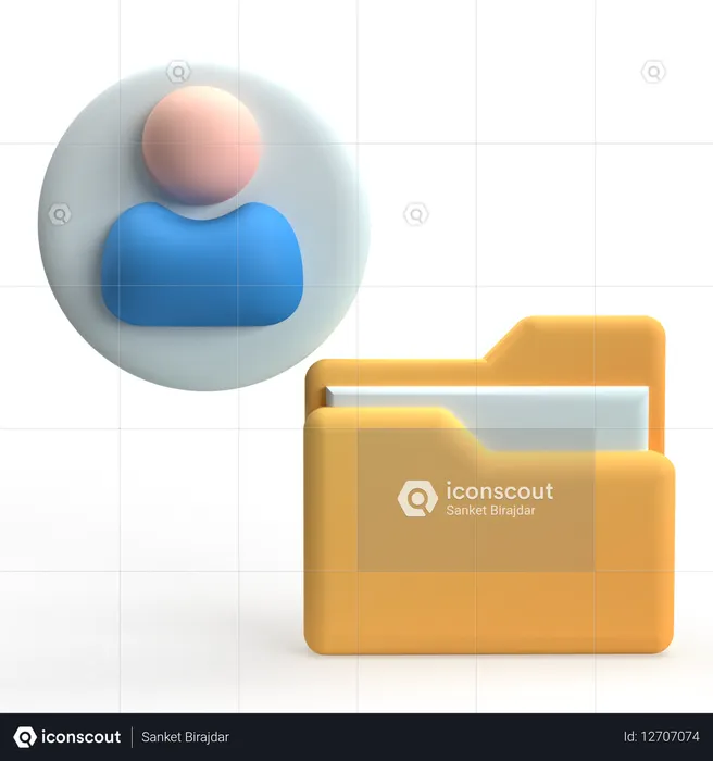 Benutzerordner  3D Icon