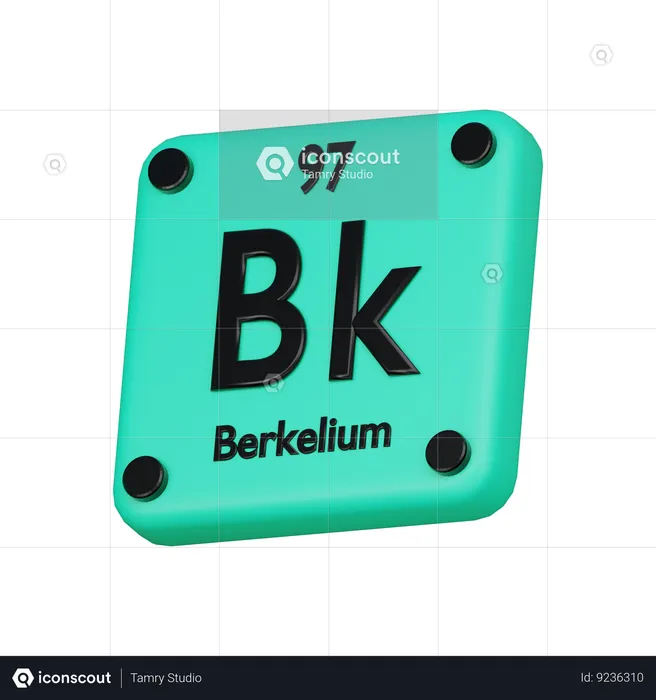 Berkelium  3D Icon