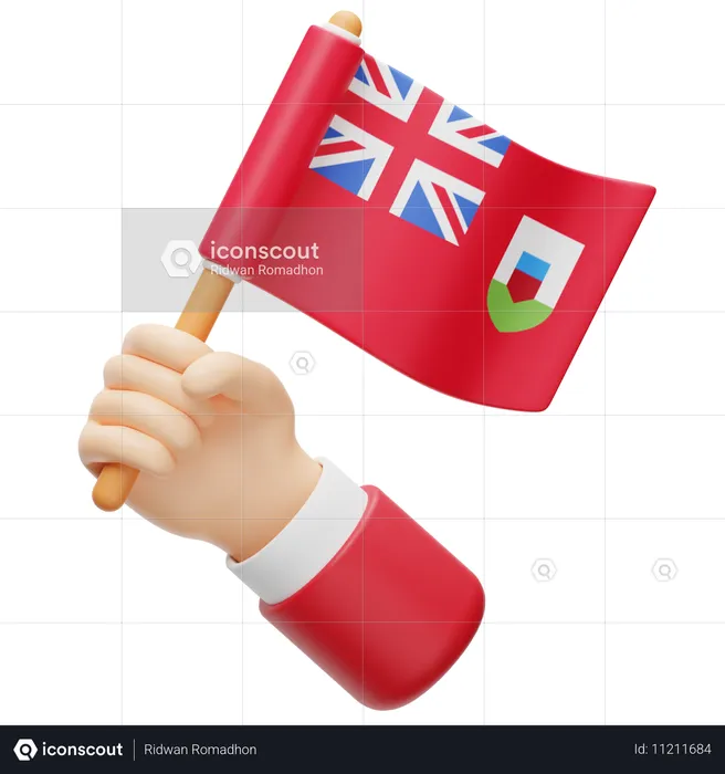 Bermuda Flag Flag 3D Icon