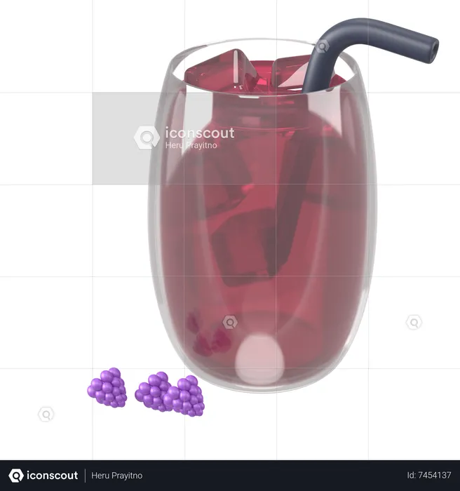 Berry Juice  3D Icon