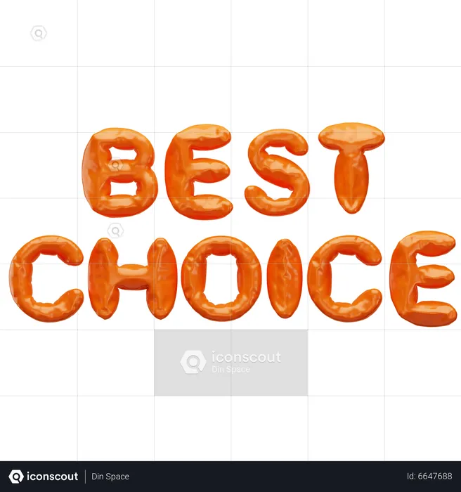 Best Choice  3D Icon
