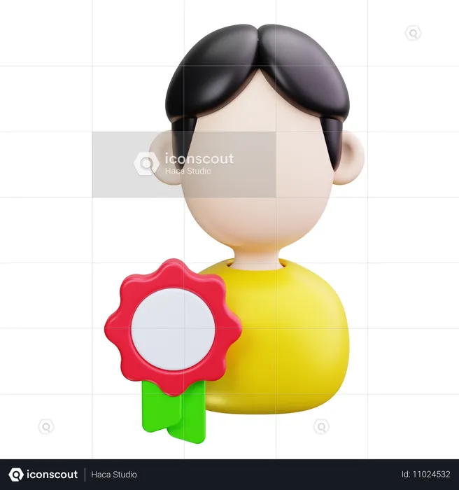 Best Employee  3D Icon