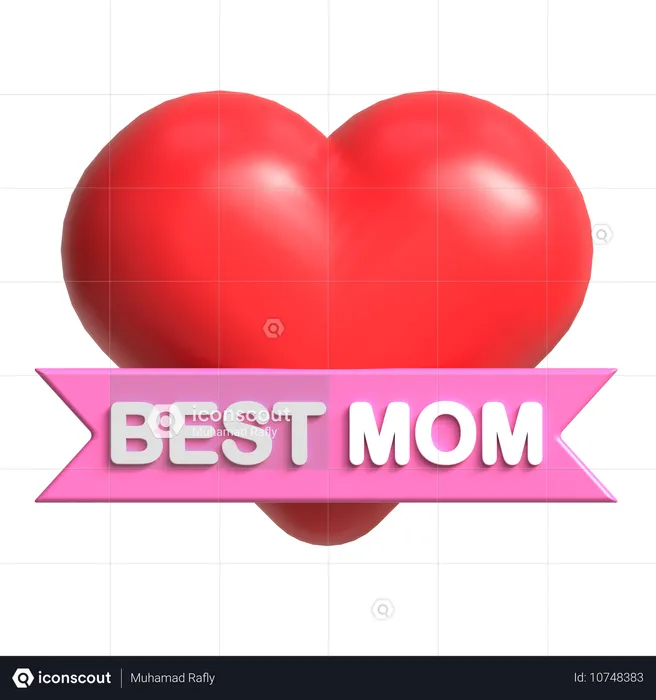 Best Mom  3D Icon