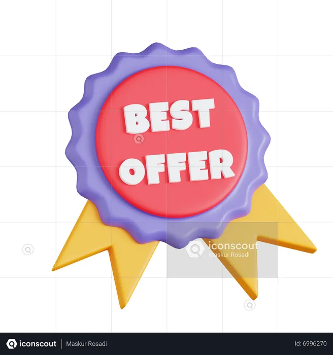 Best Offer  3D Icon
