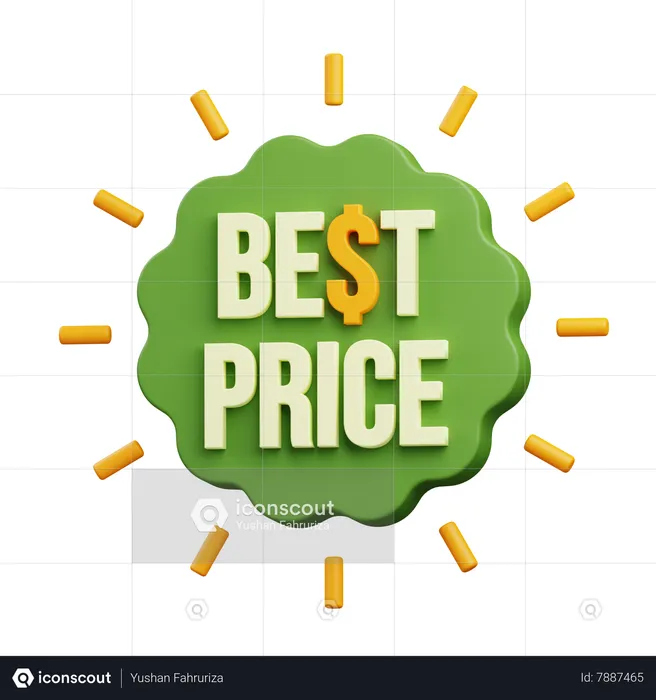 Best Price Product  3D Icon