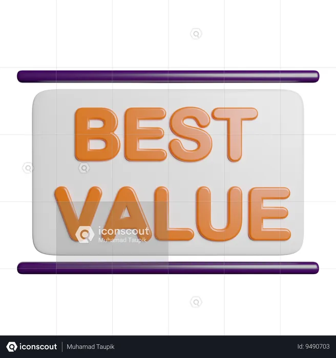 Best Value  3D Icon