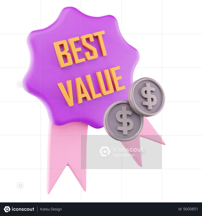 Best Value  3D Icon