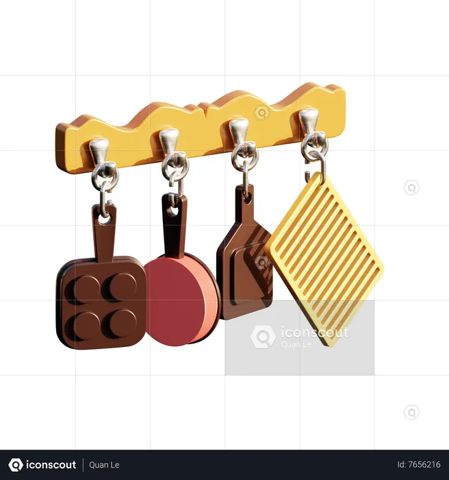 Besteckhaken  3D Icon