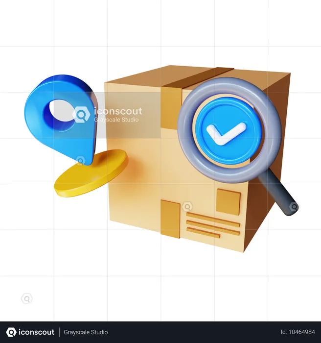 Sendungsverfolgung  3D Icon