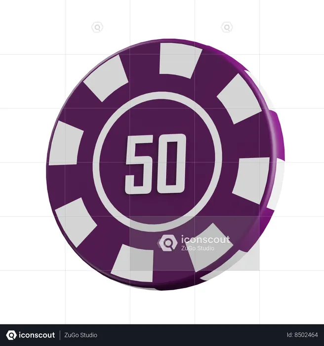 Bet 50  3D Icon
