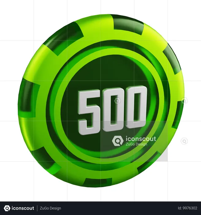Bet 500  3D Icon