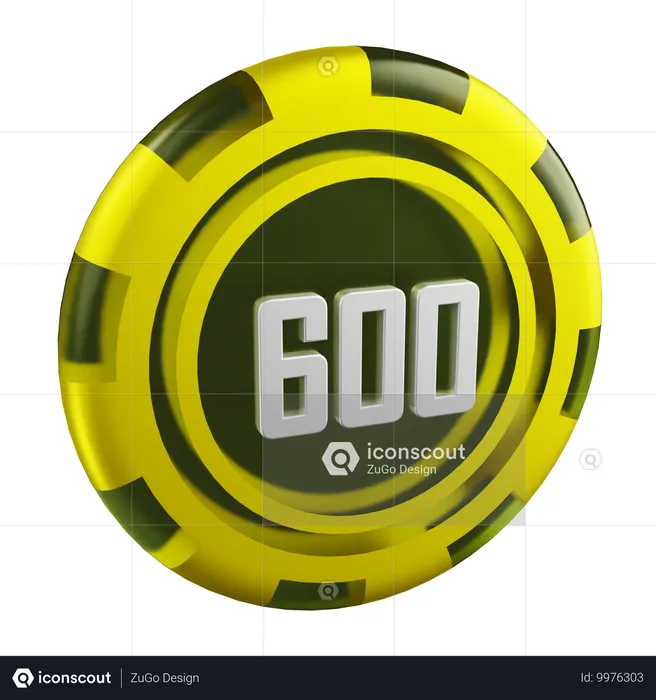 Bet 600  3D Icon