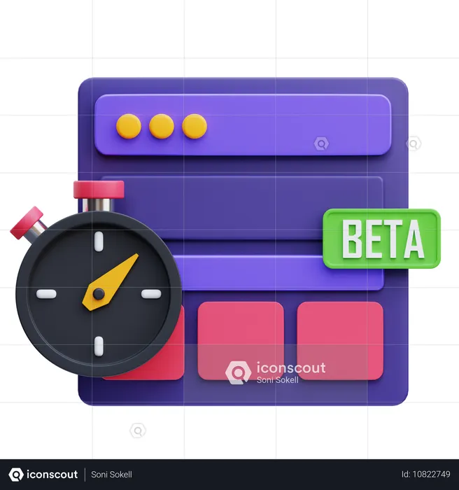 Tests bêta  3D Icon