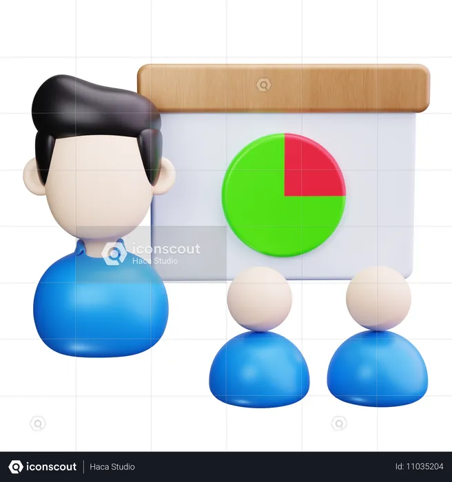 Business-Schulung  3D Icon