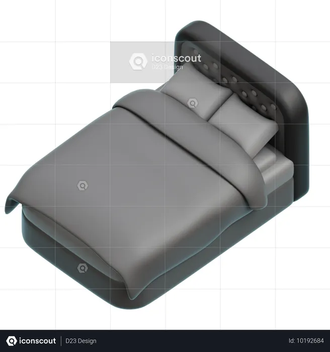 Bett  3D Icon