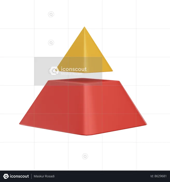 Beveled Cone  3D Icon