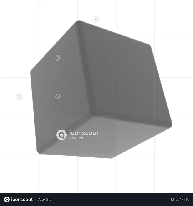 Beveled Cube  3D Icon