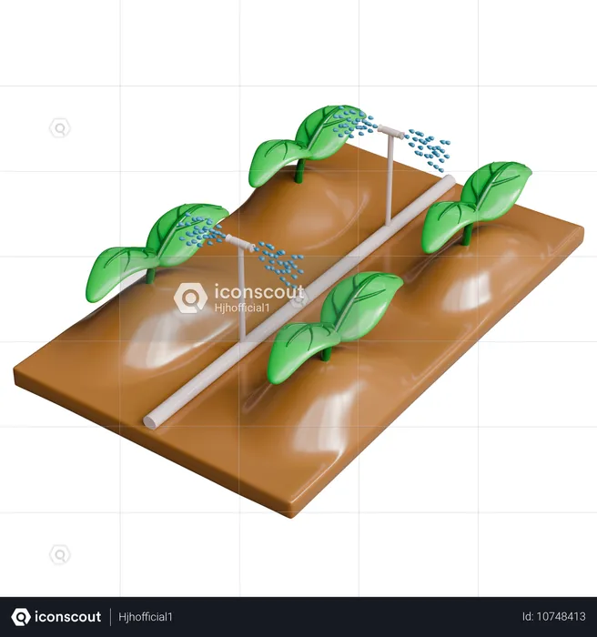 Bewässerung  3D Icon