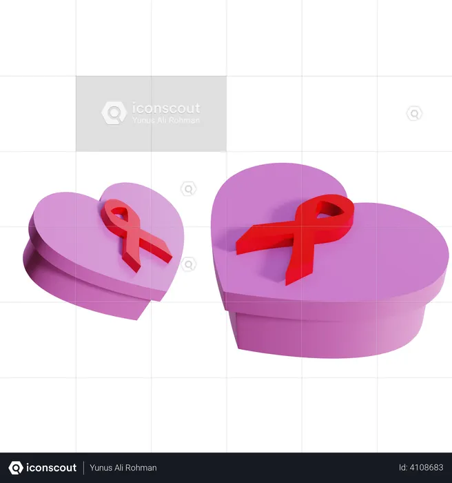 Bewusstseins-Geschenkbox  3D Icon