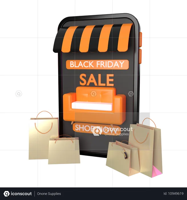 Bfs Online Shop  3D Icon