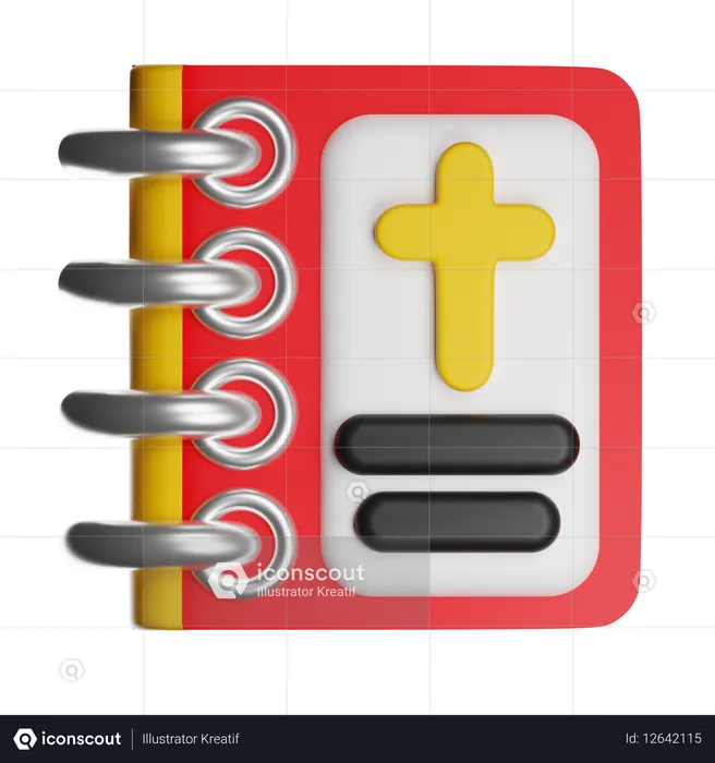 Bible Book  3D Icon