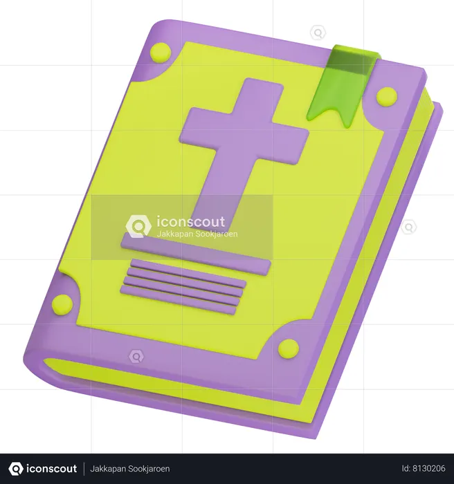 Bible Book  3D Icon