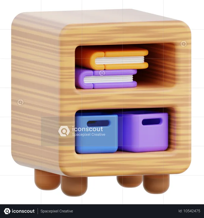 Bibliothèque  3D Icon