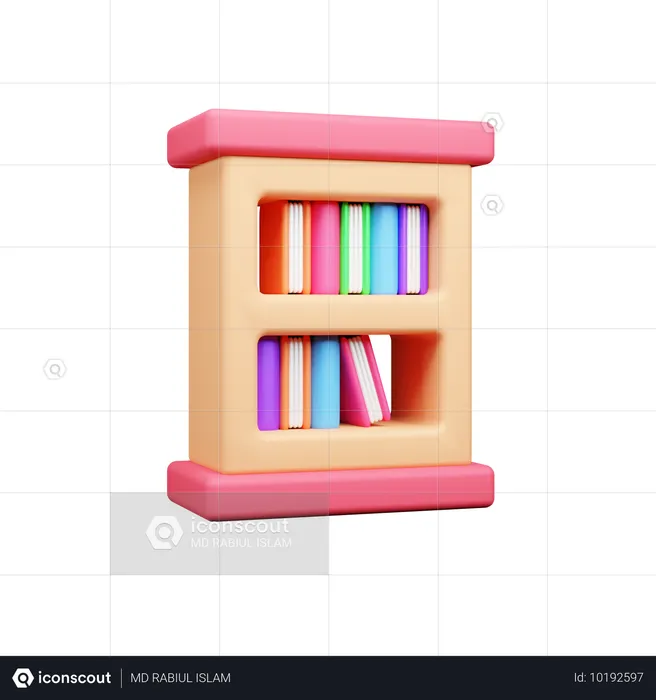 Cas de livres  3D Icon