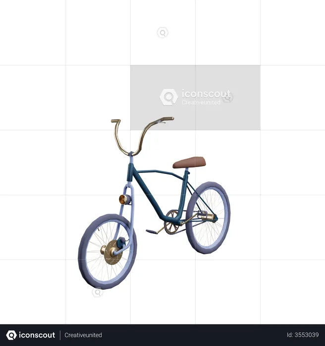 Bicicleta  3D Illustration