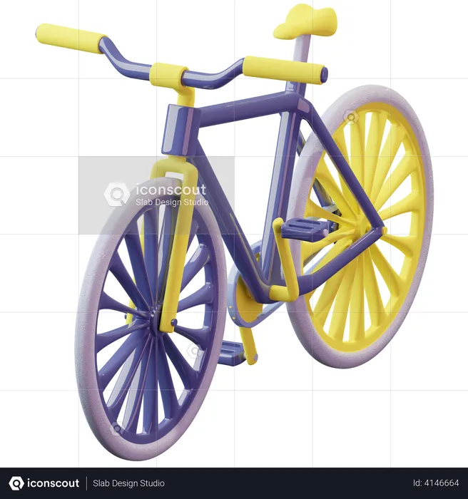 Bicicleta  3D Illustration