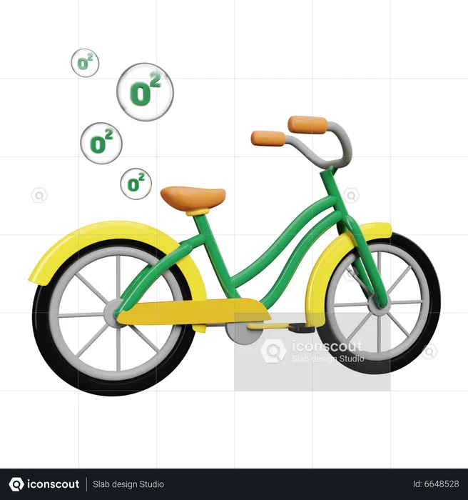 Bicicleta  3D Illustration