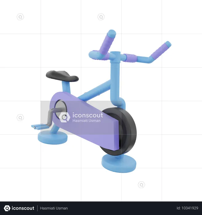 Bicicleta de gimnasio  3D Icon