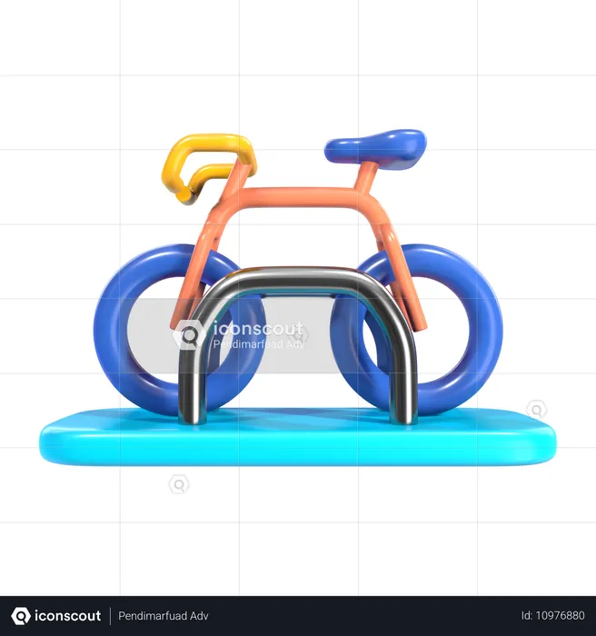 Bicycle Rack  3D Icon