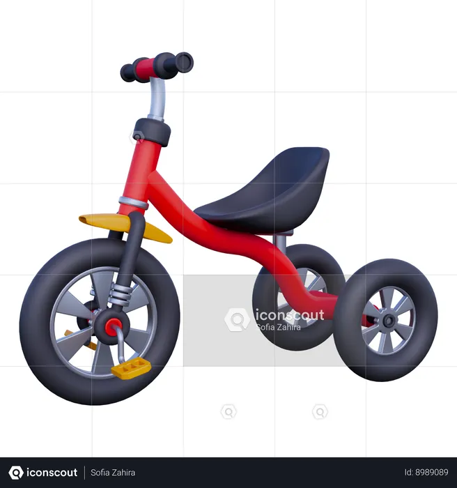 Bicycle Toy  3D Icon