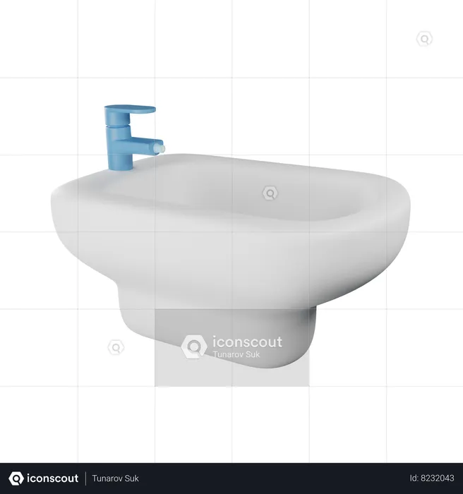 Bidet  3D Icon