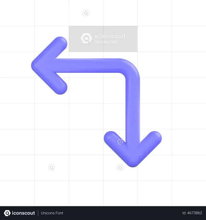 Bidirectional-arrow  3D Icon