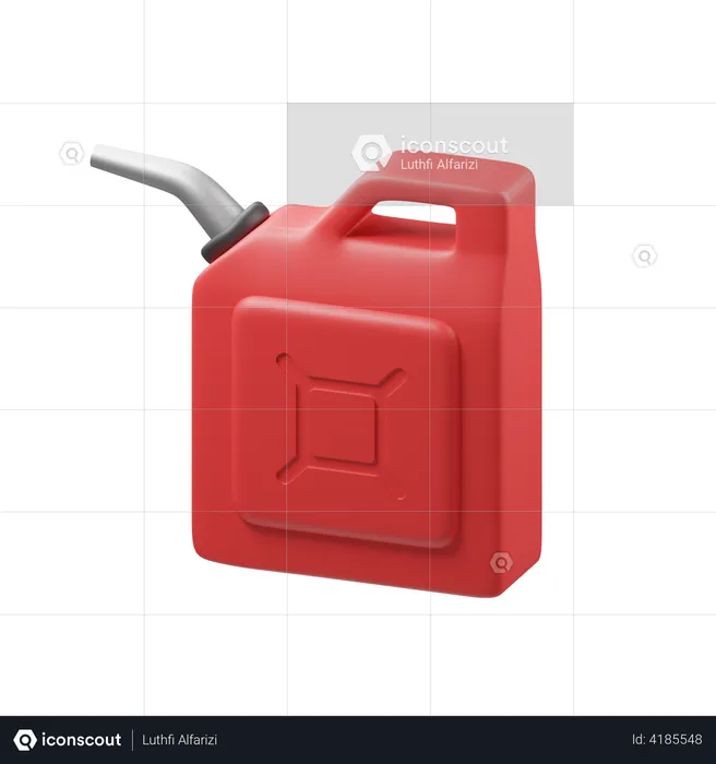 Bidon de carburant  3D Illustration