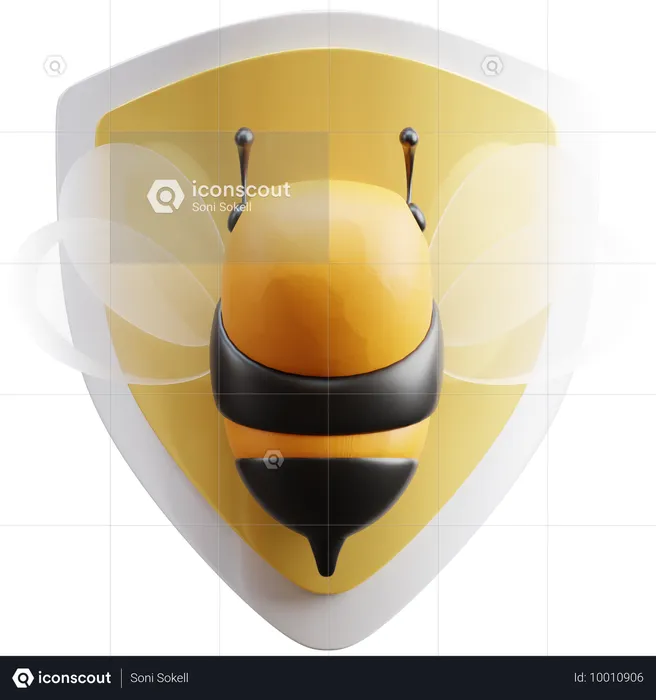 Bienenschutz  3D Icon